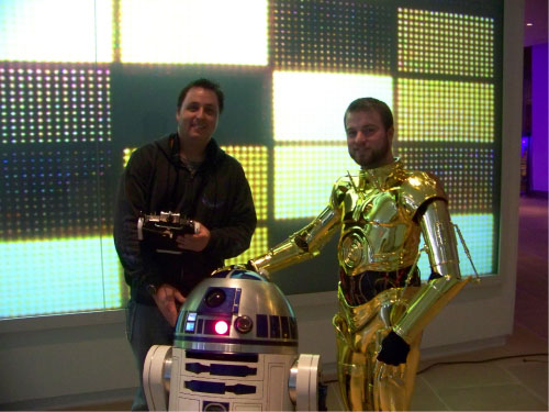 R2-D2 Music Video Shoot 2010