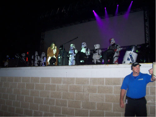 R2-D2 Weird Al Concert