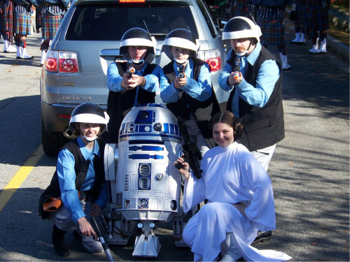 R2-D2 Woburn Halloween Parade